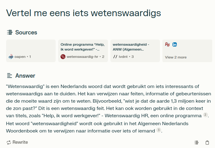 Perplexity - Schermprint